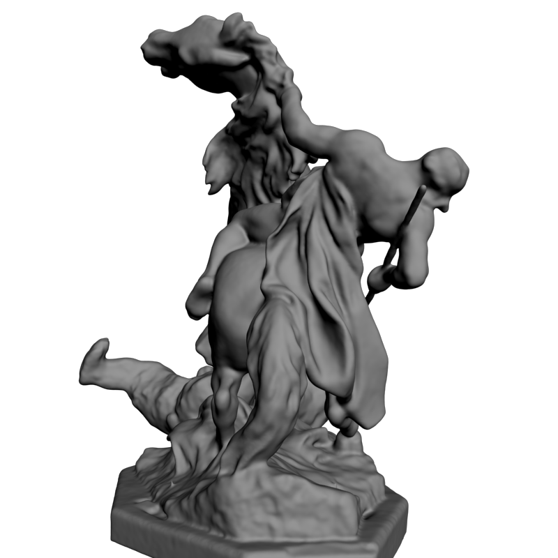 картинка Всадник на коне L3-303 3D-STL.COM