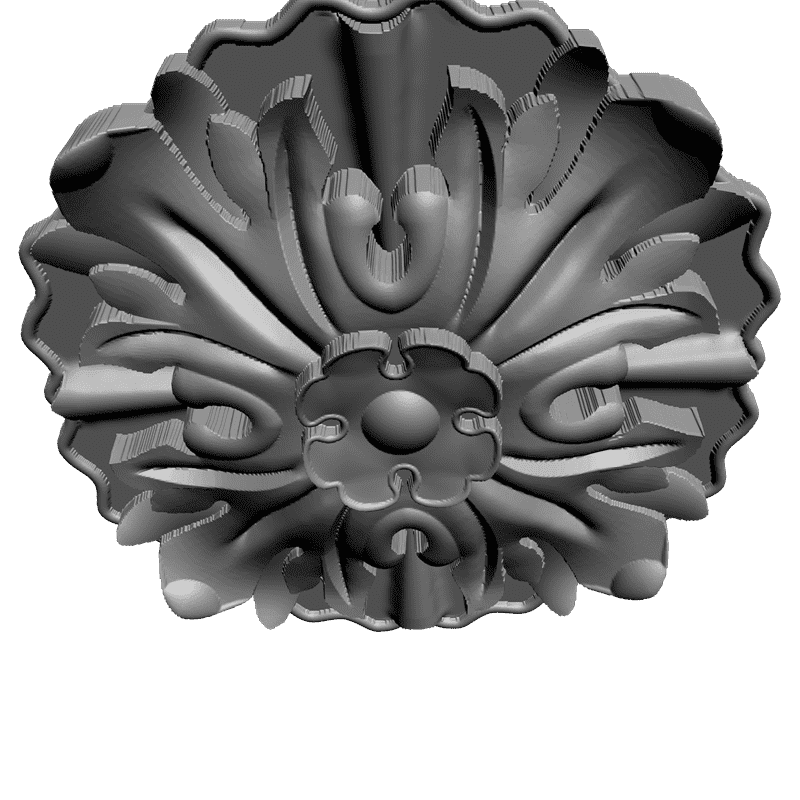 картинка Розетка резная D16-143 3D-STL.COM