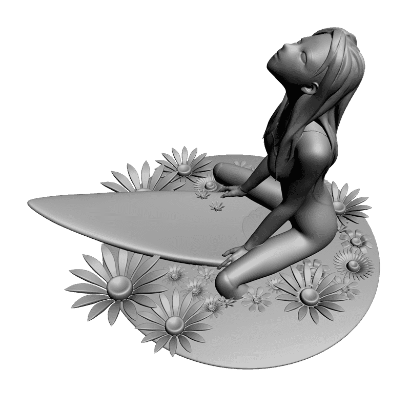 картинка L3-075 Серфонгистка 3D-STL.COM