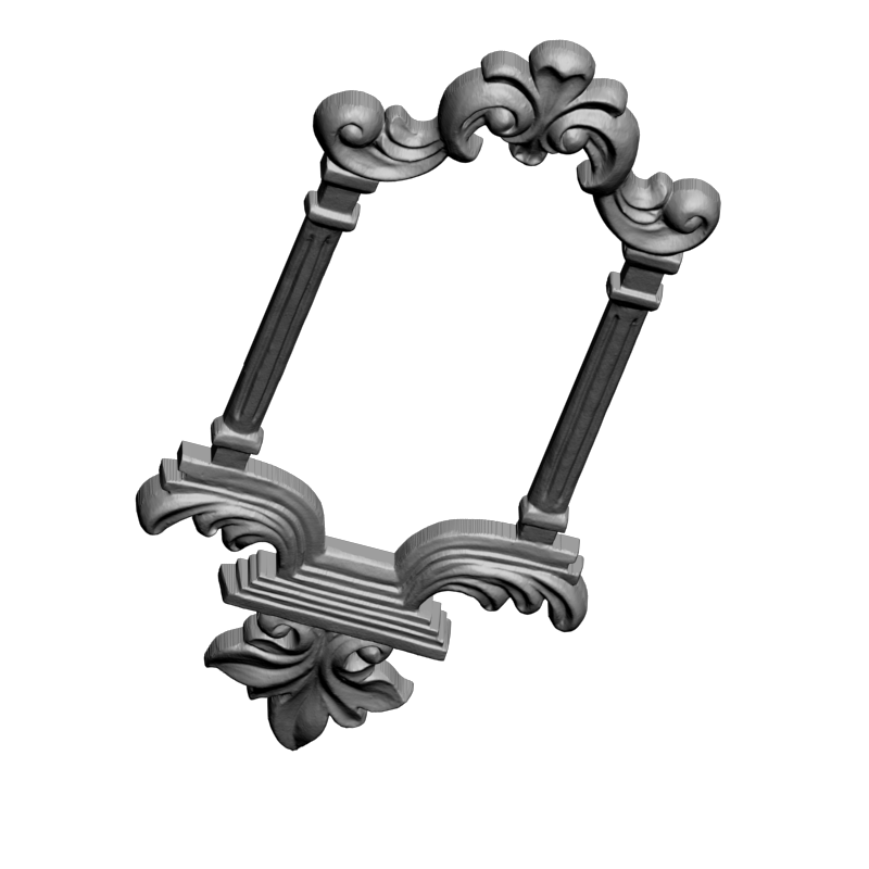 картинка Рамка резная D14-628 3D-STL.COM