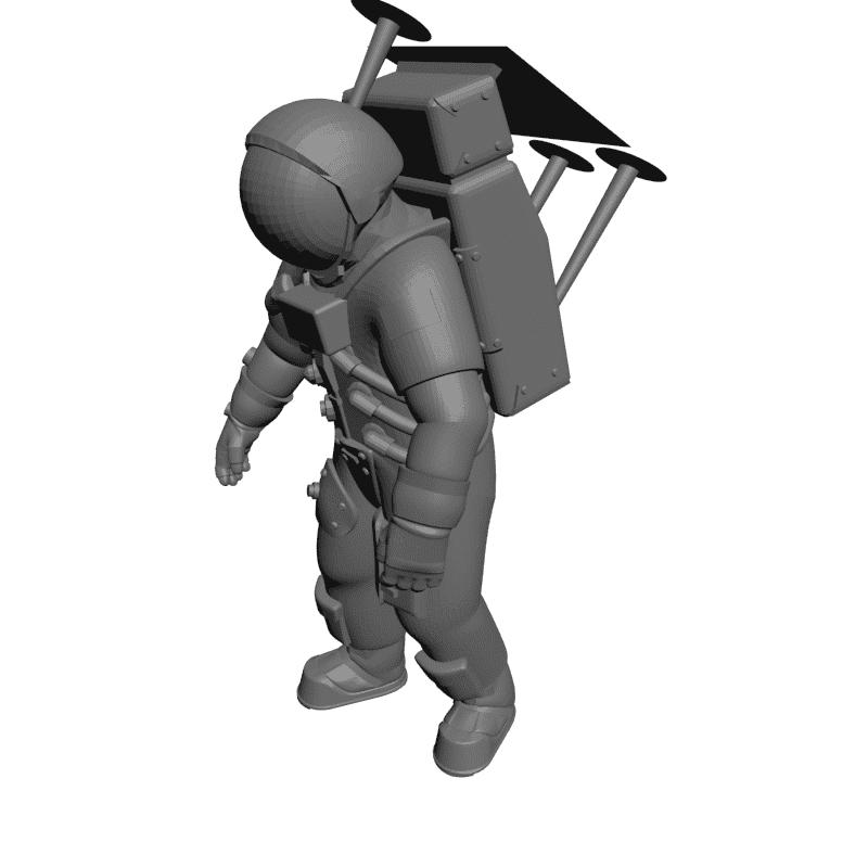 картинка Космонавт L3-153 3D-STL.COM