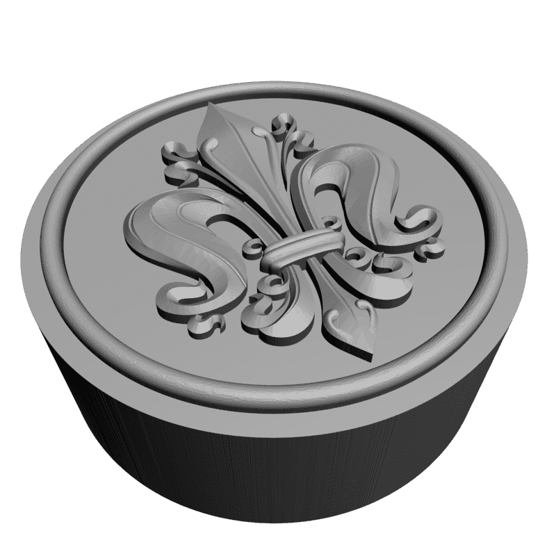 картинка Фишка Лилия PI2-079 3D-STL.COM