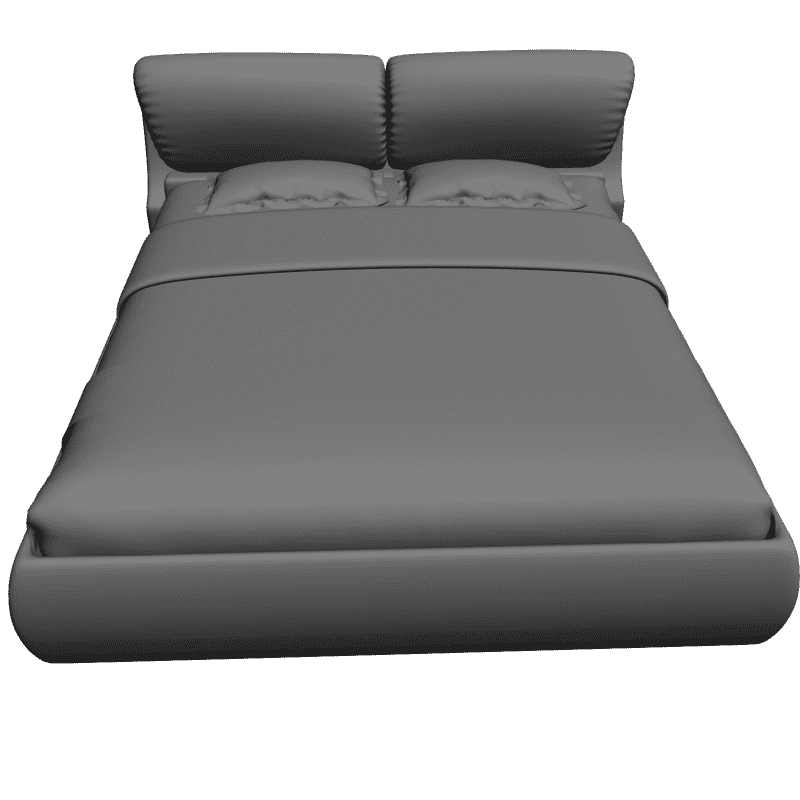 картинка Кровать Bali 180x200 - Dream Land M4-140 3D-STL.COM