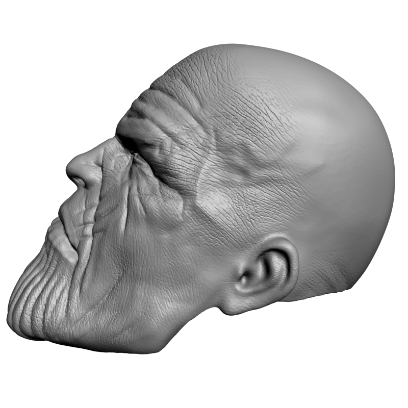 картинка Голова Таноса из Мстителей L5-109 3D-STL.COM