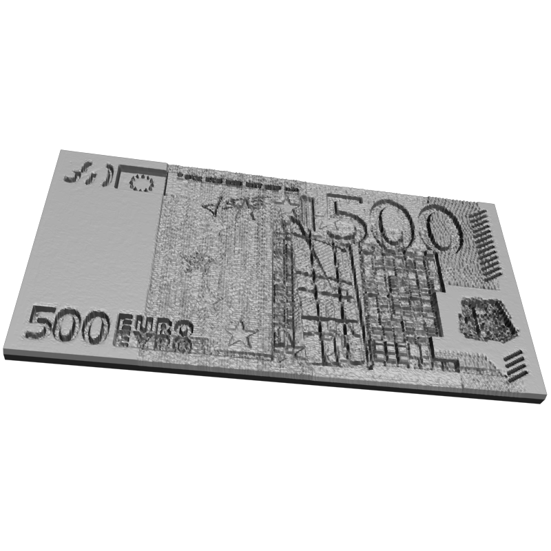картинка 500 EURO P6-009 3D-STL.COM