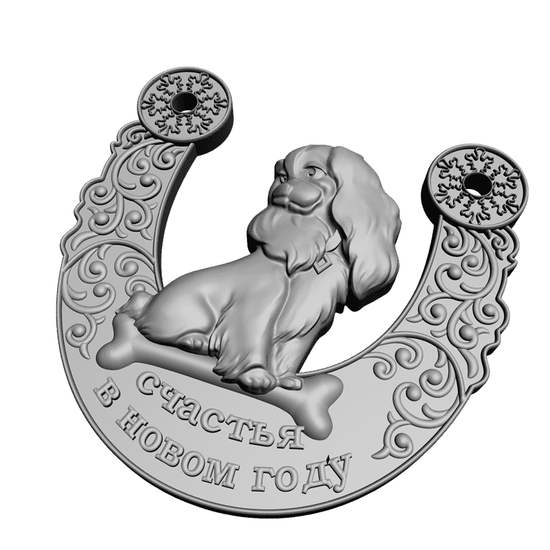 картинка Счастья в Новом году P4-087 3D-STL.COM