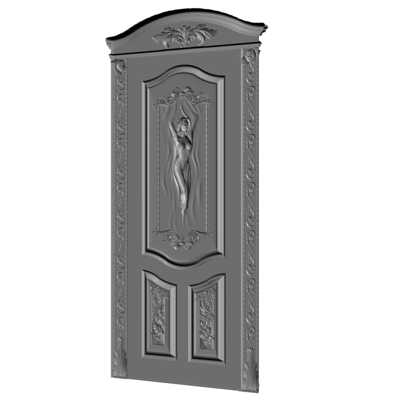 картинка Двери резные H3-055 3D-STL.COM