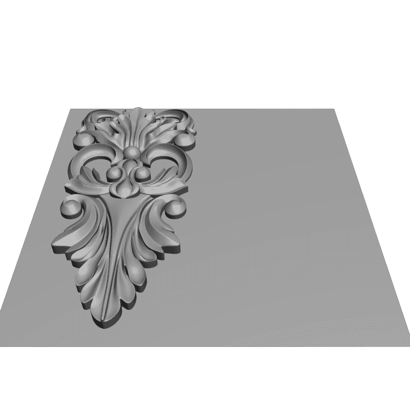 картинка Накладка резная D10-253 3D-STL.COM