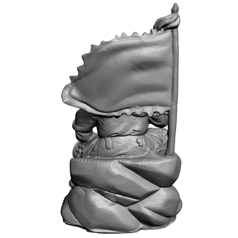 картинка Воин с флагом L3-293 3D-STL.COM