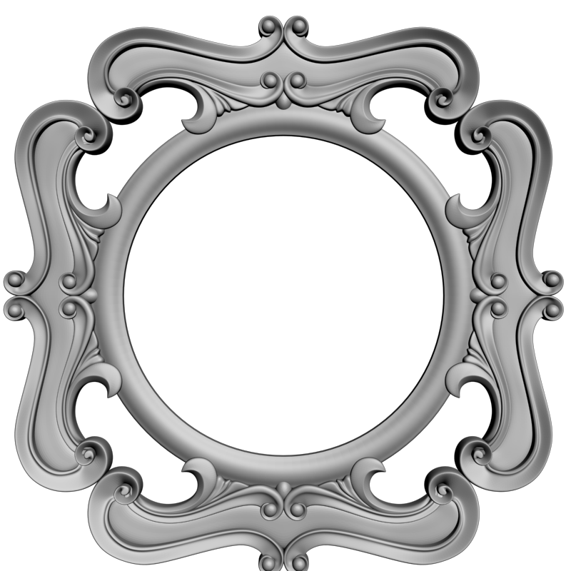 картинка Рама под зеркало D14-407 3D-STL.COM