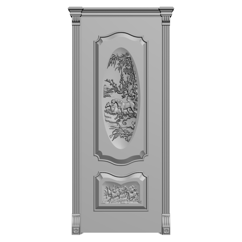 картинка Двери резные H3-060 3D-STL.COM