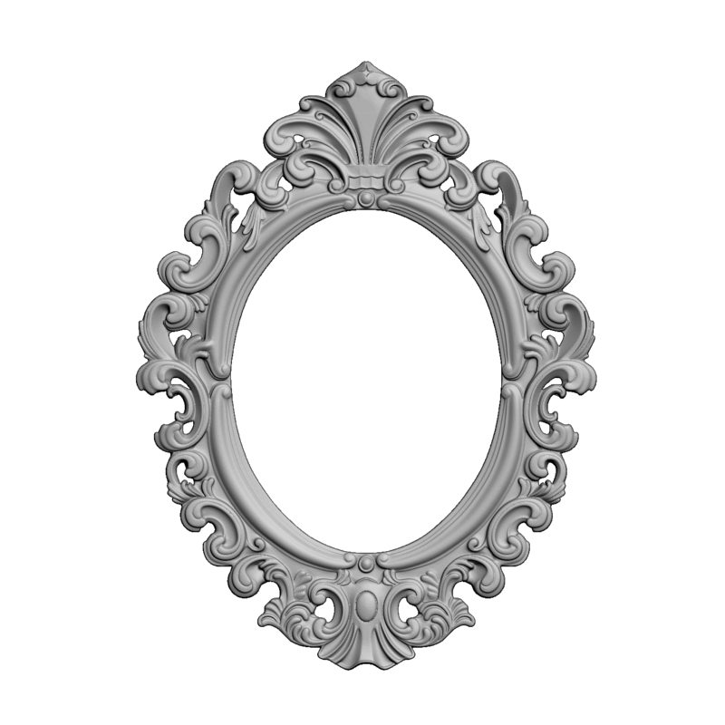 картинка Рамка резная D14-661 3D-STL.COM