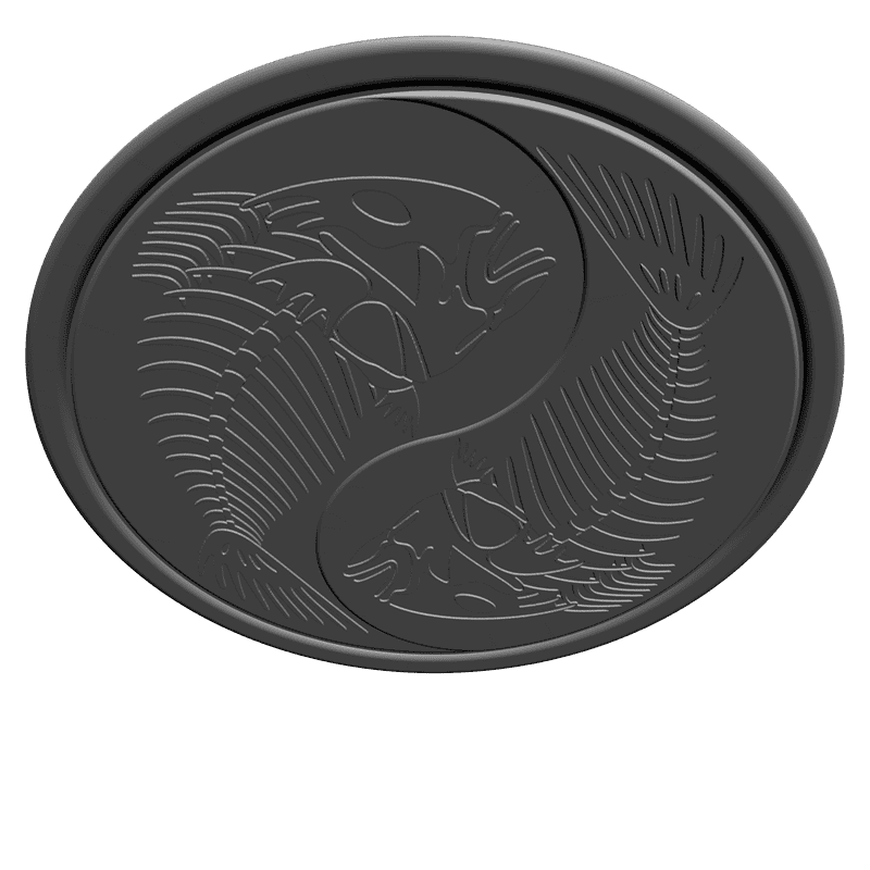 картинка Инь и Янь P4-039 3D-STL.COM