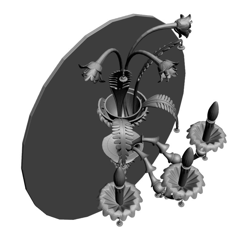 картинка Бра H6-085 3D-STL.COM