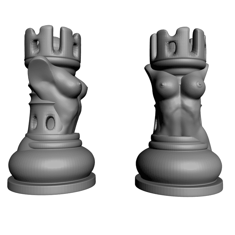 картинка Набор шахмат. Эротические PI3-107 3D-STL.COM