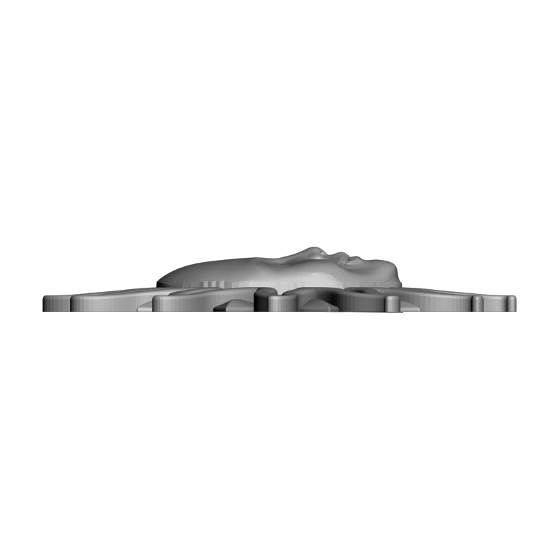 картинка Солнце с лицом L4-433 3D-STL.COM