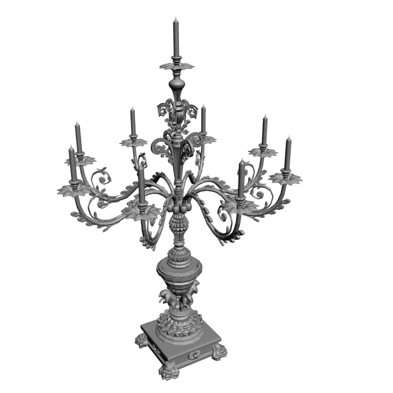 картинка Конделябр H6-091 3D-STL.COM