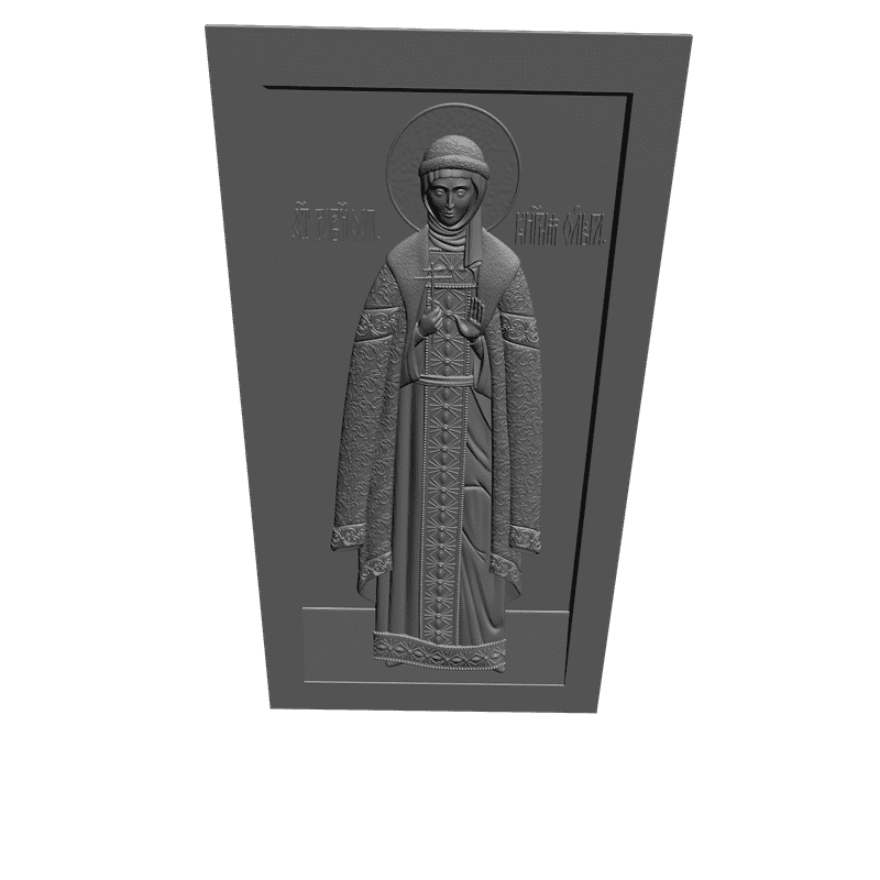 картинка Святая княжна Ольга V3-033 3D-STL.COM