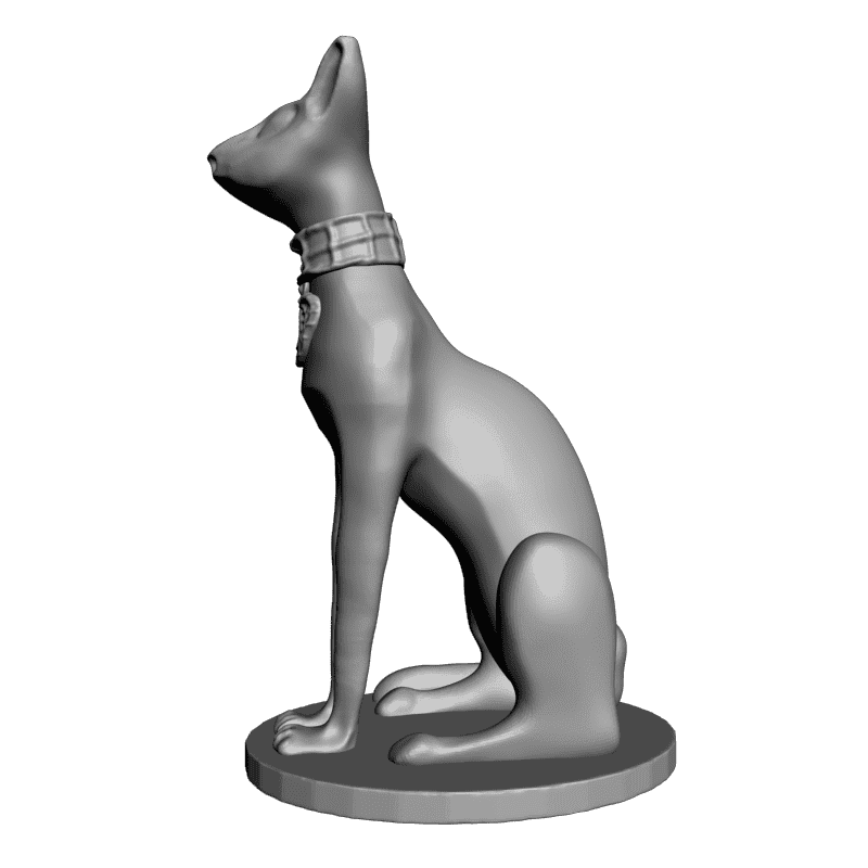 картинка Кошка F1-167 3D-STL.COM