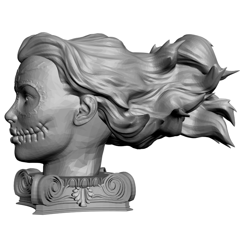 картинка Лицо искусства L5-058 3D-STL.COM