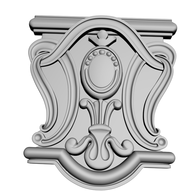 картинка Накладка декоративная D10-442 3D-STL.COM