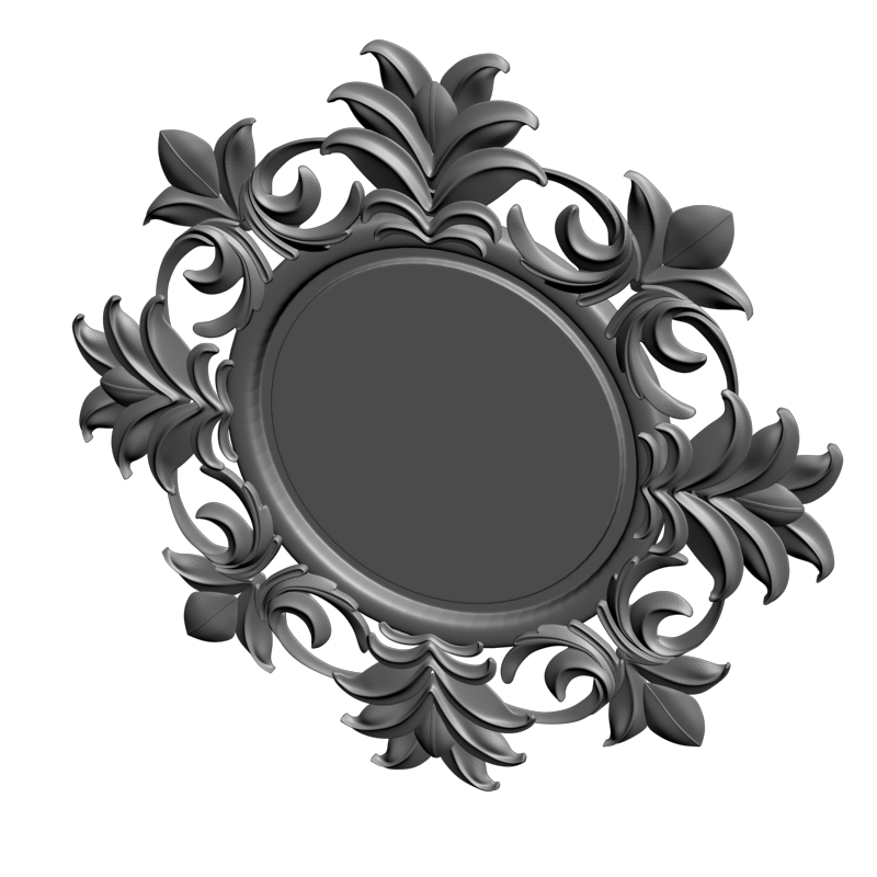 картинка Рамка резная D14-647 3D-STL.COM