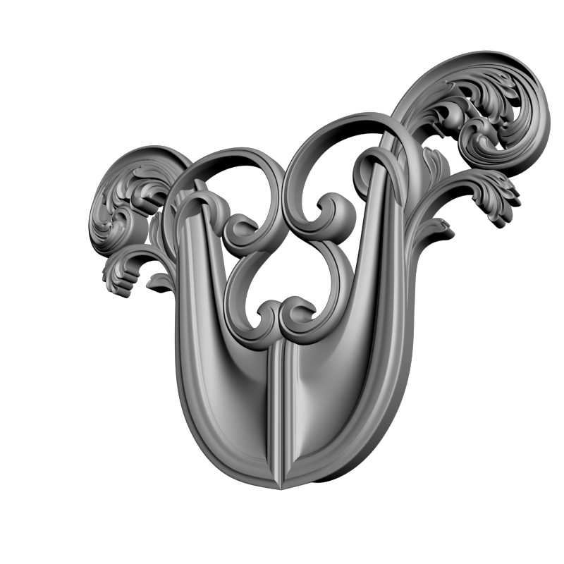 картинка Накладка декоративная D10-364 3D-STL.COM