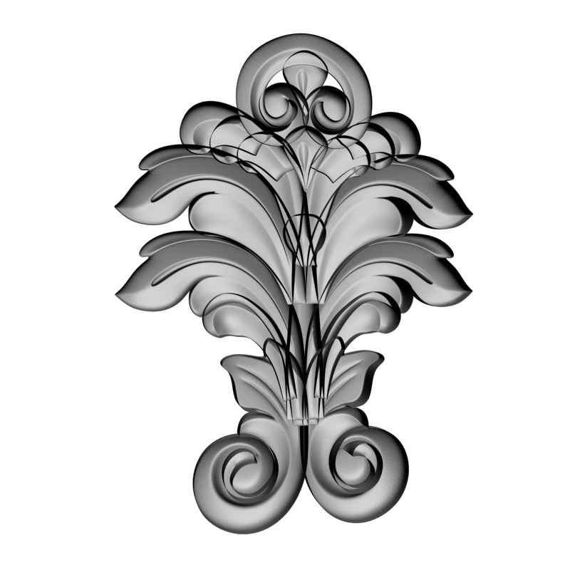 картинка Элемент декора D10-469 3D-STL.COM
