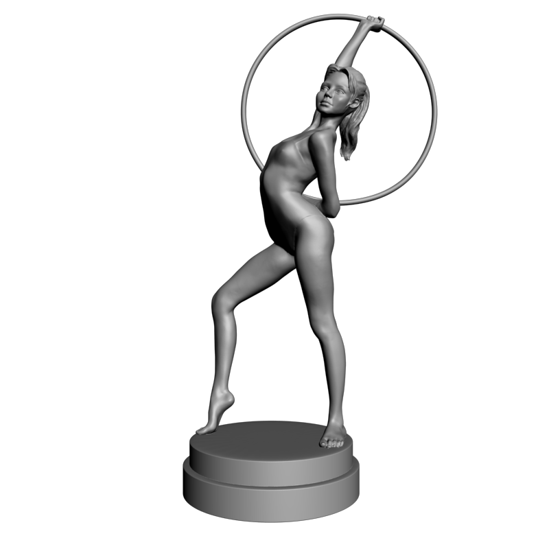 картинка Кристи с обручем L3-379 3D-STL.COM