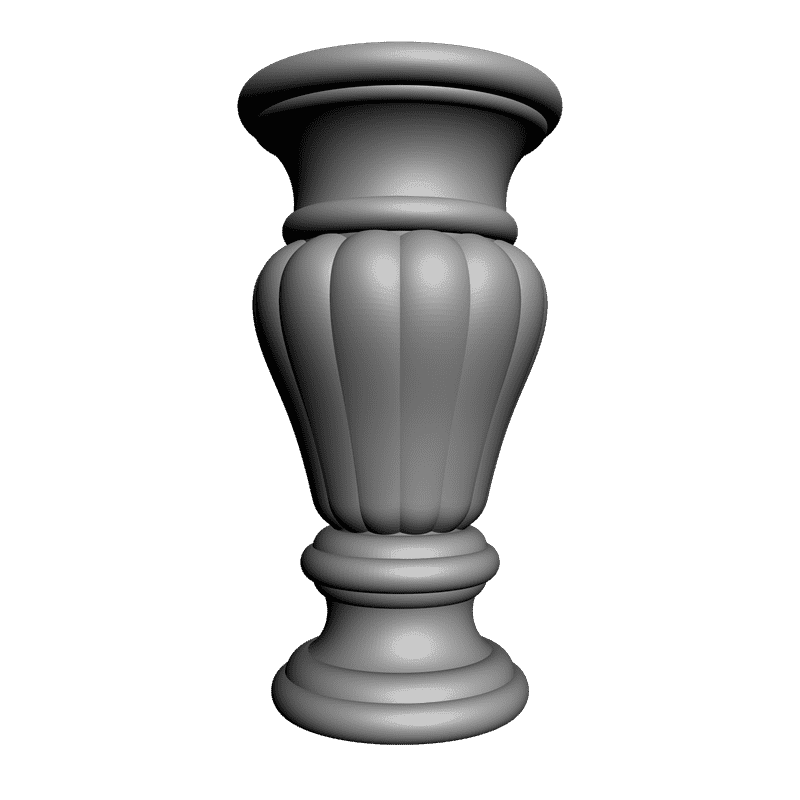 картинка Ножка резная M6-024 3D-STL.COM