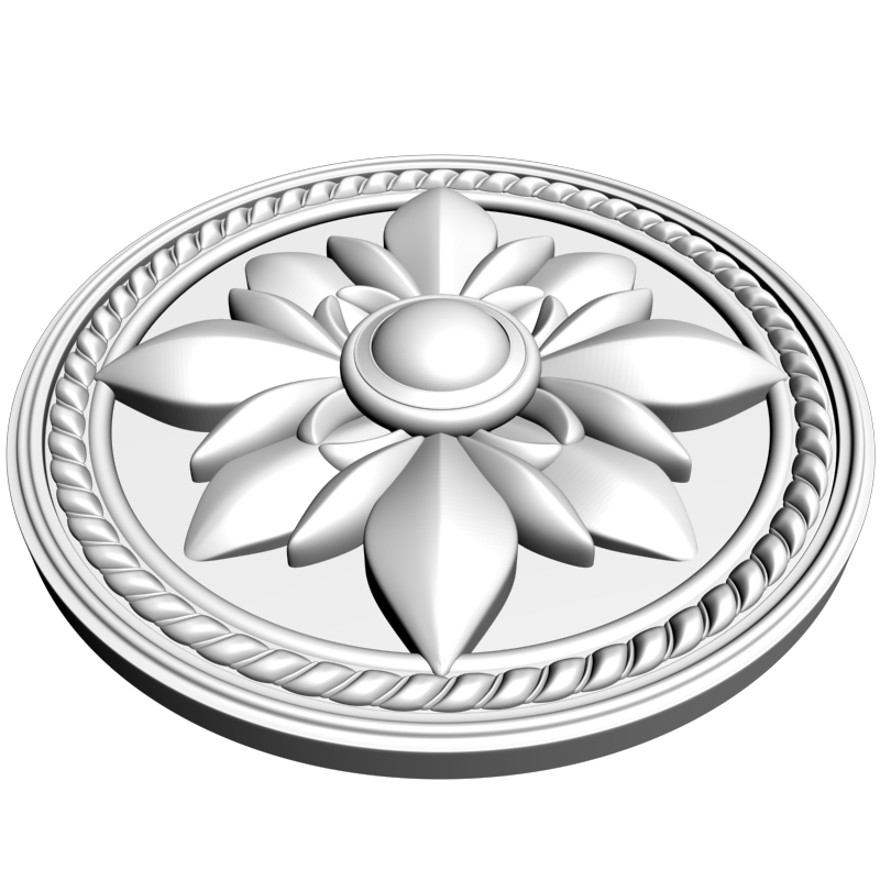 картинка Розетка резная D16-325 3D-STL.COM