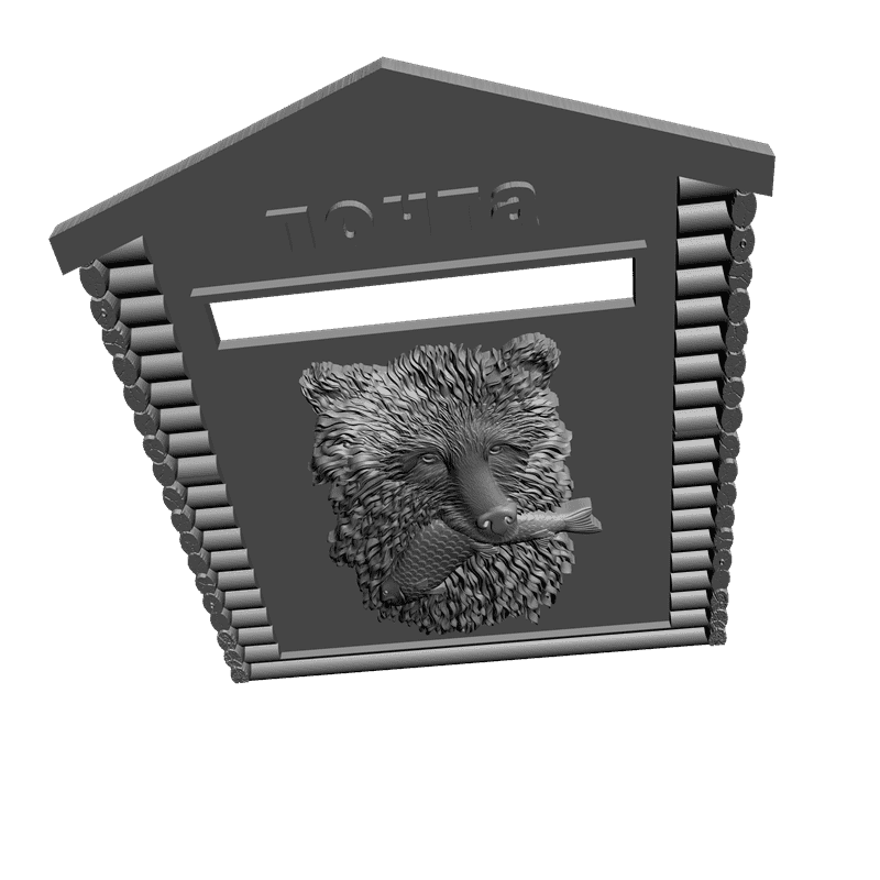 картинка Почтовый ящик P4-093  3D-STL.COM