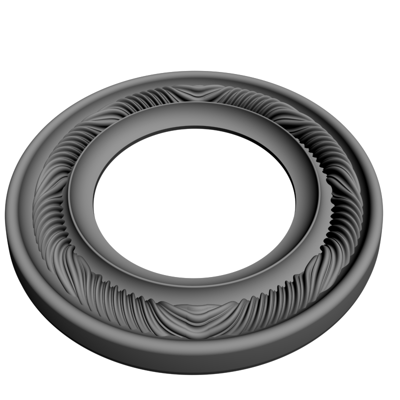 картинка Рама витая круглая D14-410 3D-STL.COM