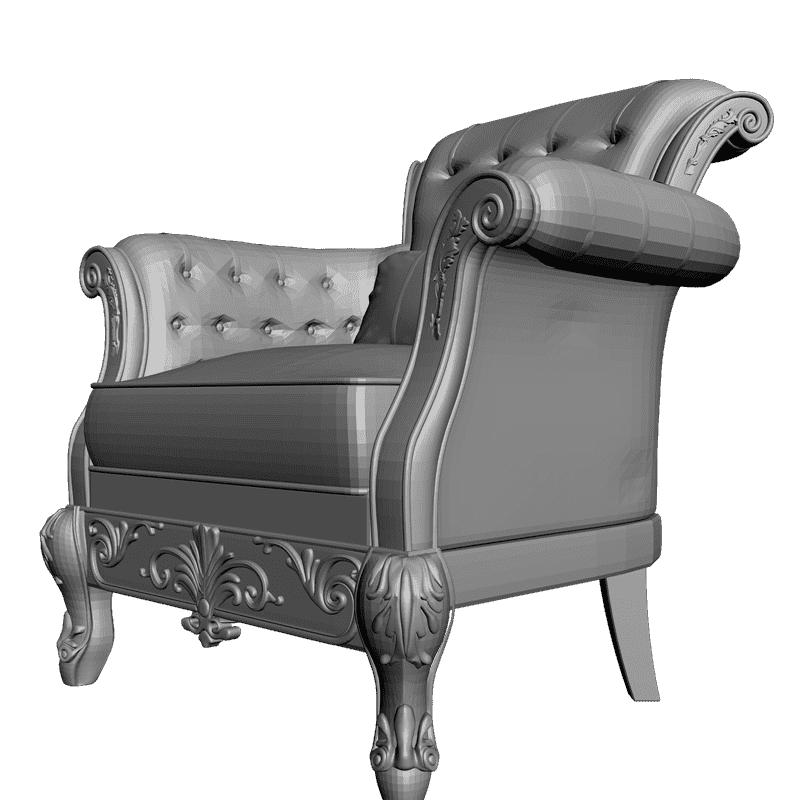 картинка Кресло M3-018 3D-STL.COM