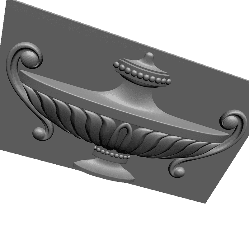 картинка Накладка резная D10-084 3D-STL.COM