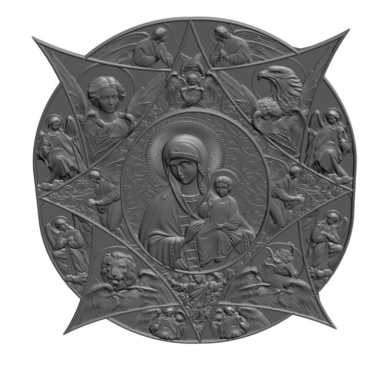 картинка Неопалимая Купина V3-392 3D-STL.COM