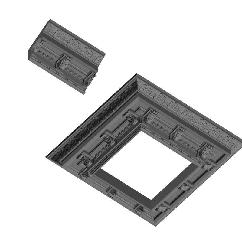 картинка Капитель D6-046 3D-STL.COM