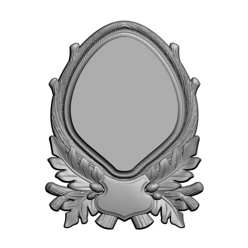 картинка Рамка резная D14-576 3D-STL.COM