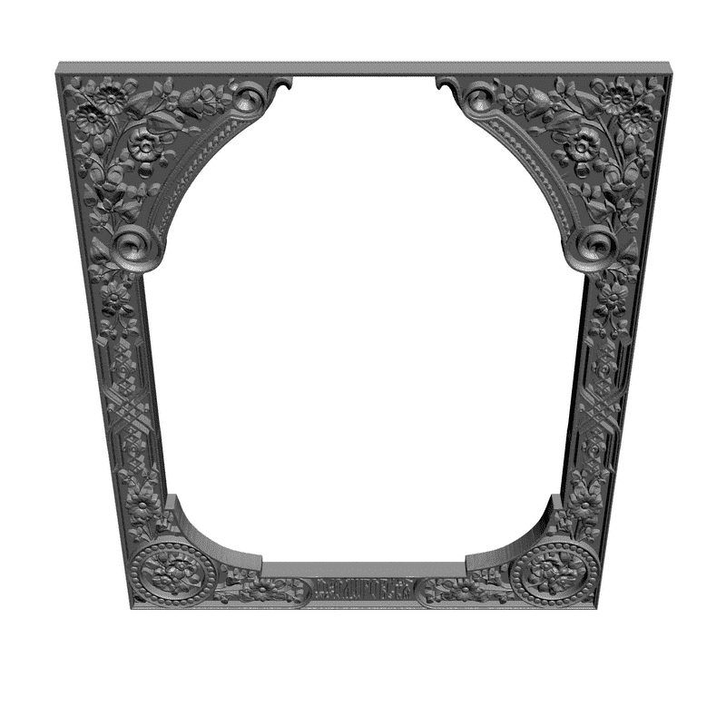 картинка Рамка резная D14-005 3D-STL.COM