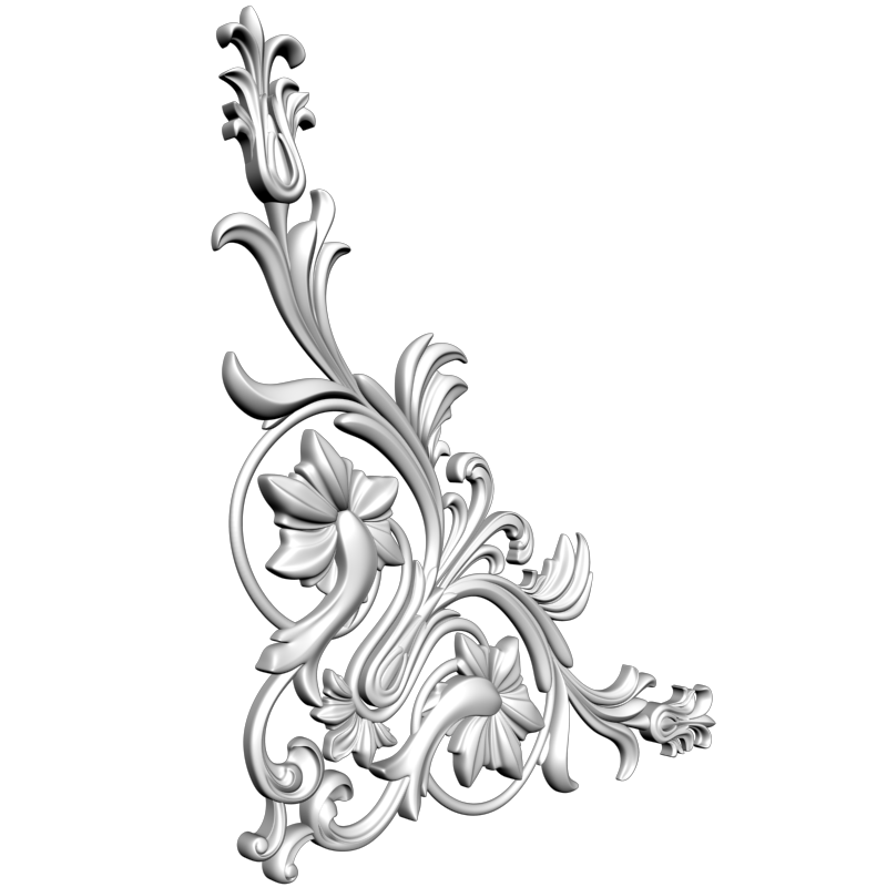 картинка Угловой элемент D19-050 3D-STL.COM