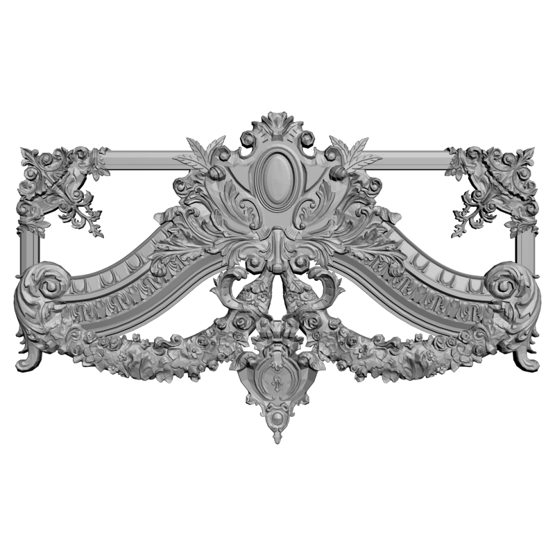 картинка Накладка D10-266 3D-STL.COM