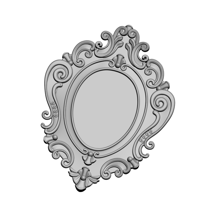картинка Рама резная D14-466 3D-STL.COM