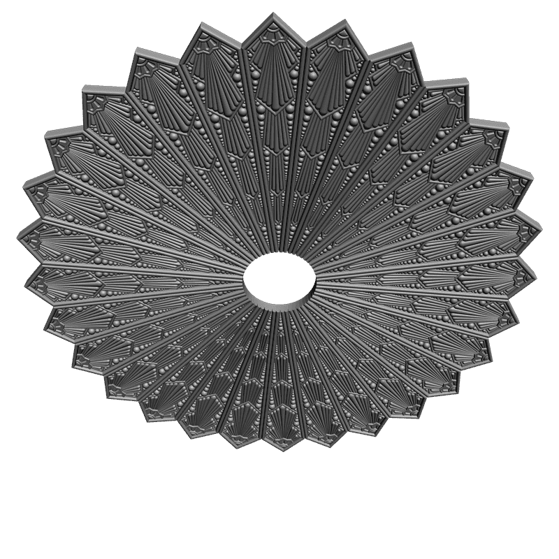 картинка Розетка резная D16-202 3D-STL.COM