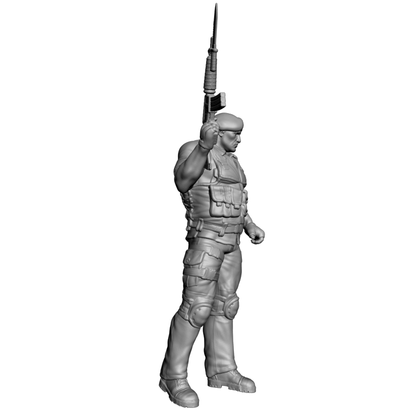 картинка Солдат L3-309 3D-STL.COM