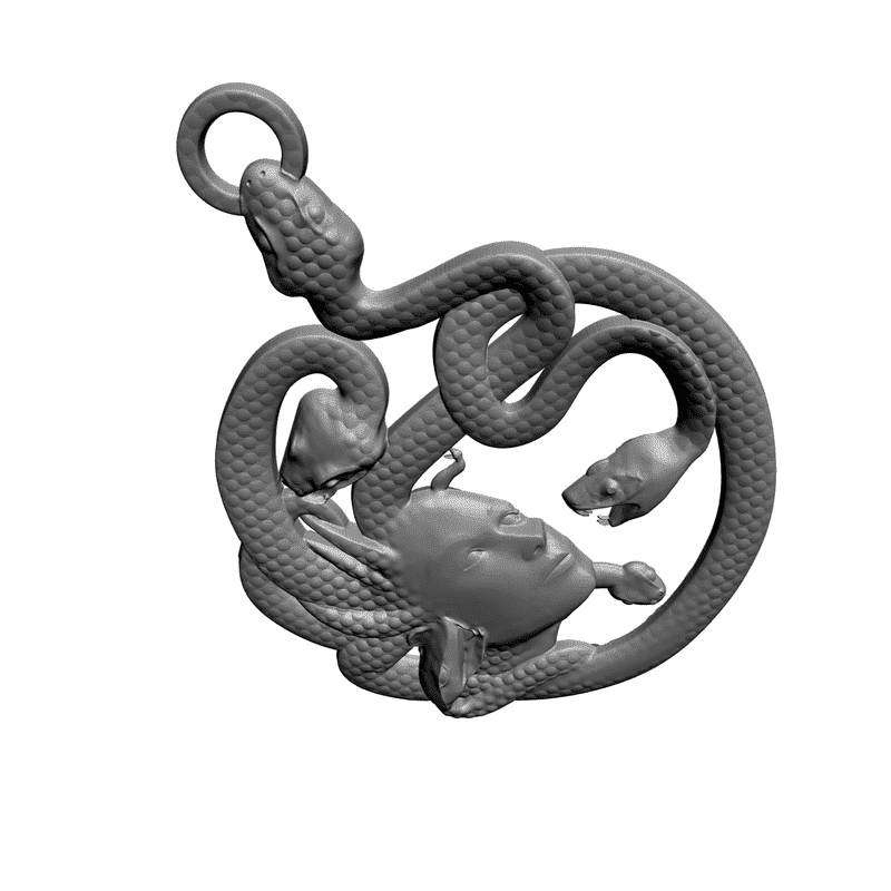 картинка Медуза Гаргона RY5-002 3D-STL.COM