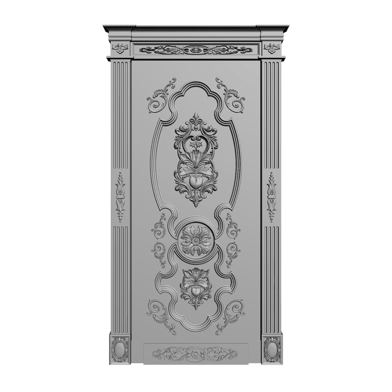 картинка Дверь резная H3-044 3D-STL.COM