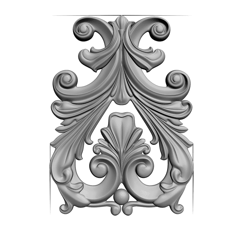 картинка Накладка резная D10-006 3D-STL.COM