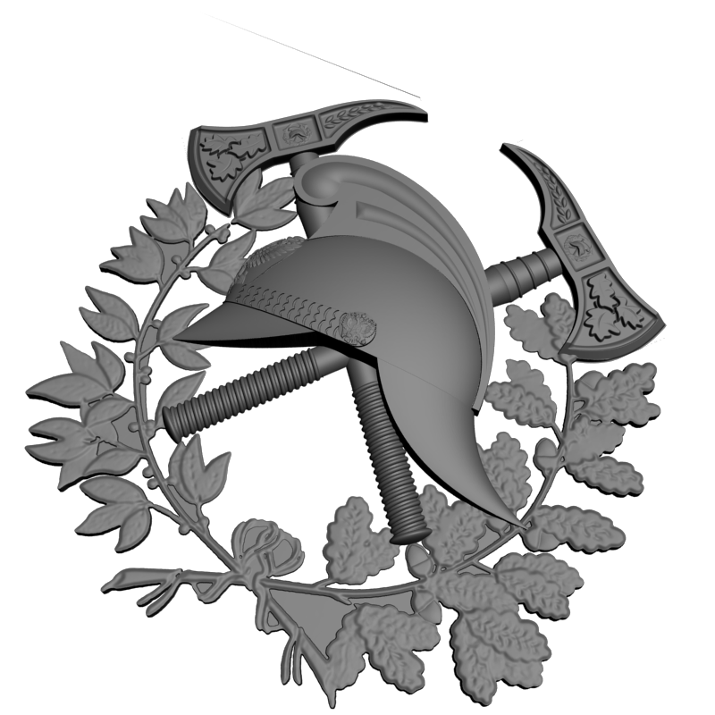 картинка Пожарная охрана RG3-078 3D-STL.COM