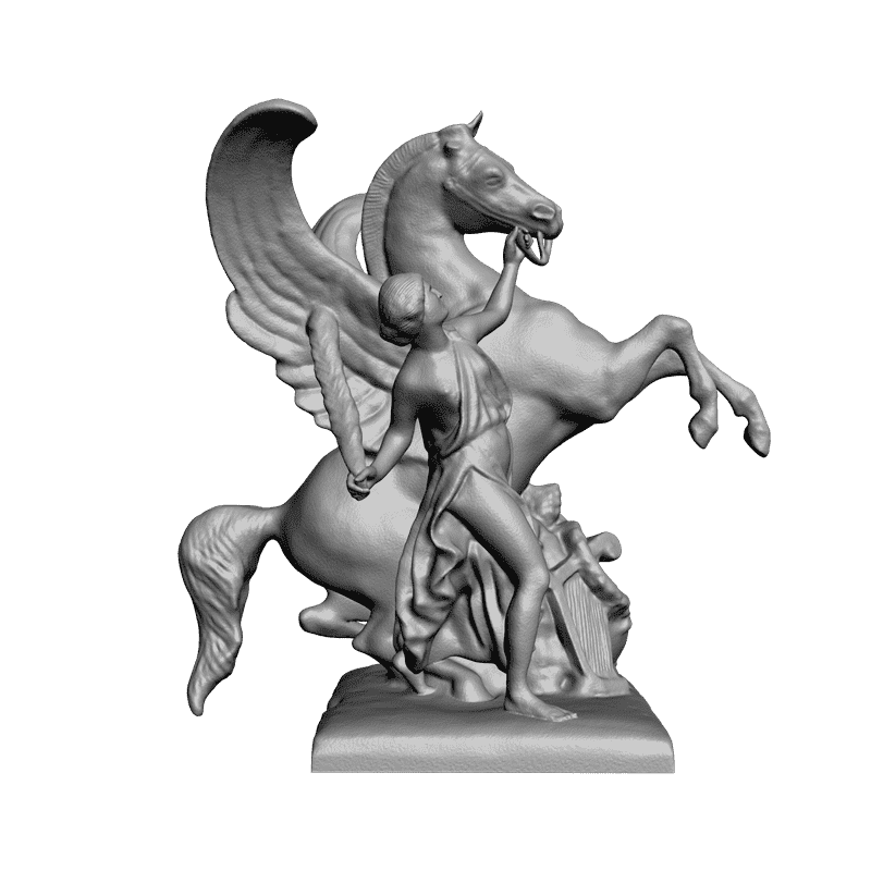 картинка Обуздать пегаса L3-079 3D-STL.COM