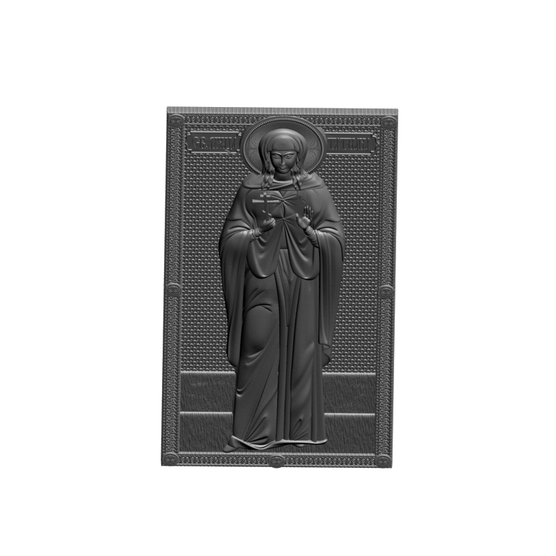 картинка Святая Татьяна V3-471 3D-STL.COM